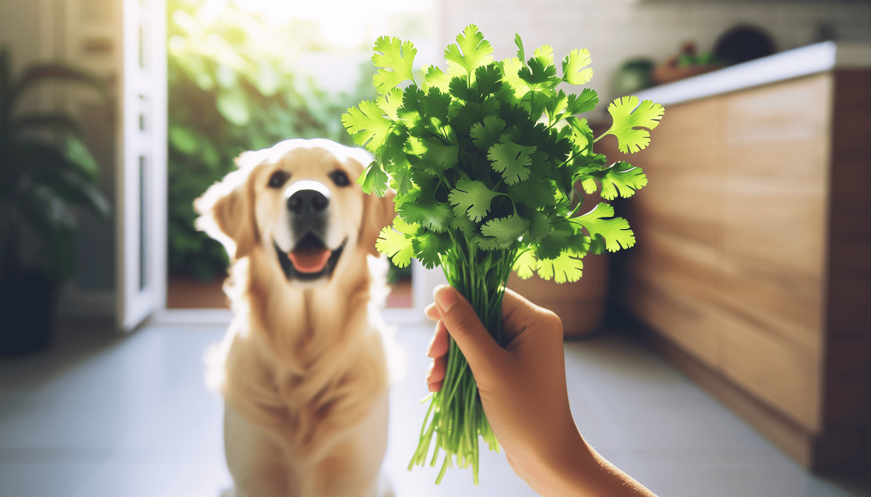 Nutrient-rich cilantro leaves